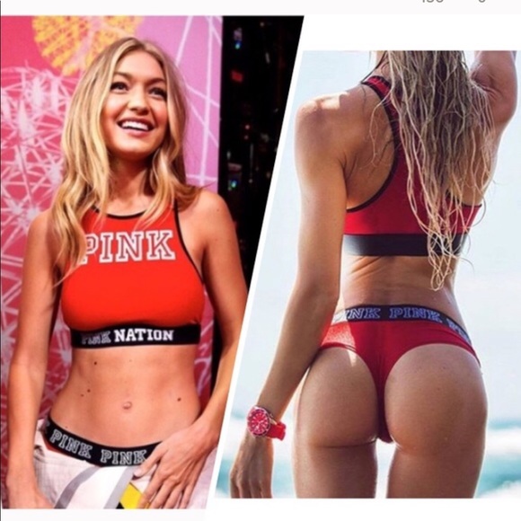 PINK Victoria's Secret Other - Vs Pink Racerback Sports Bra & Panty Set